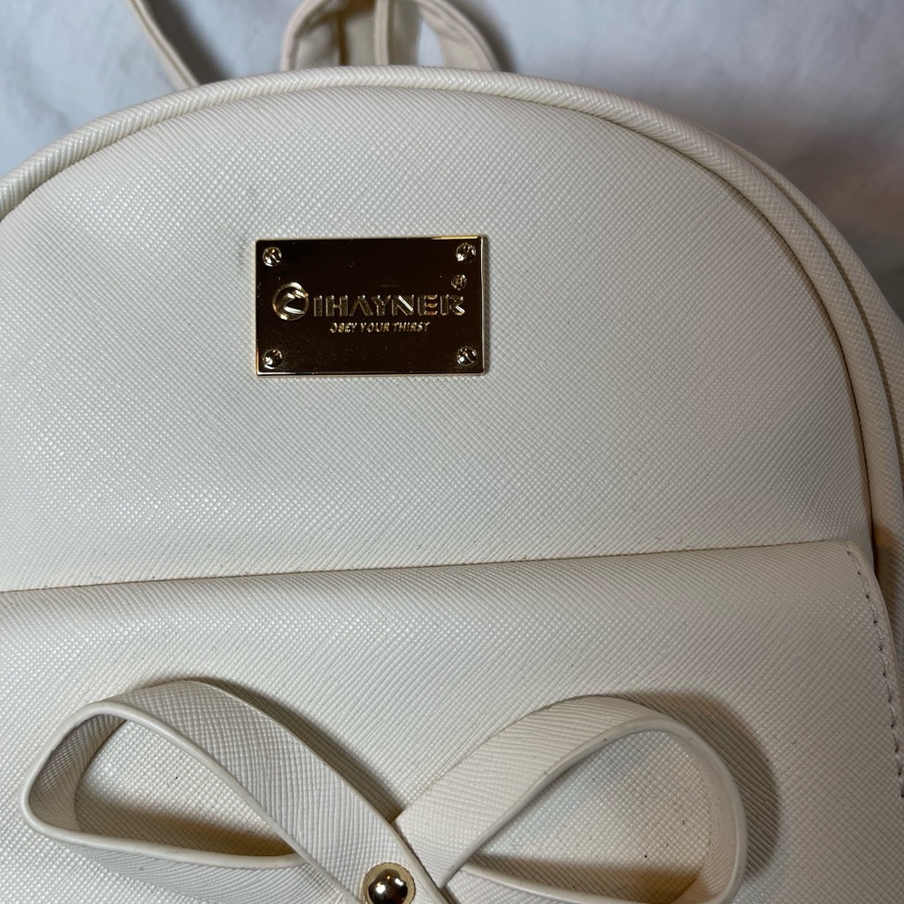 Ihayner Cream Mini Backpack/Purse - Picture 3 of 10